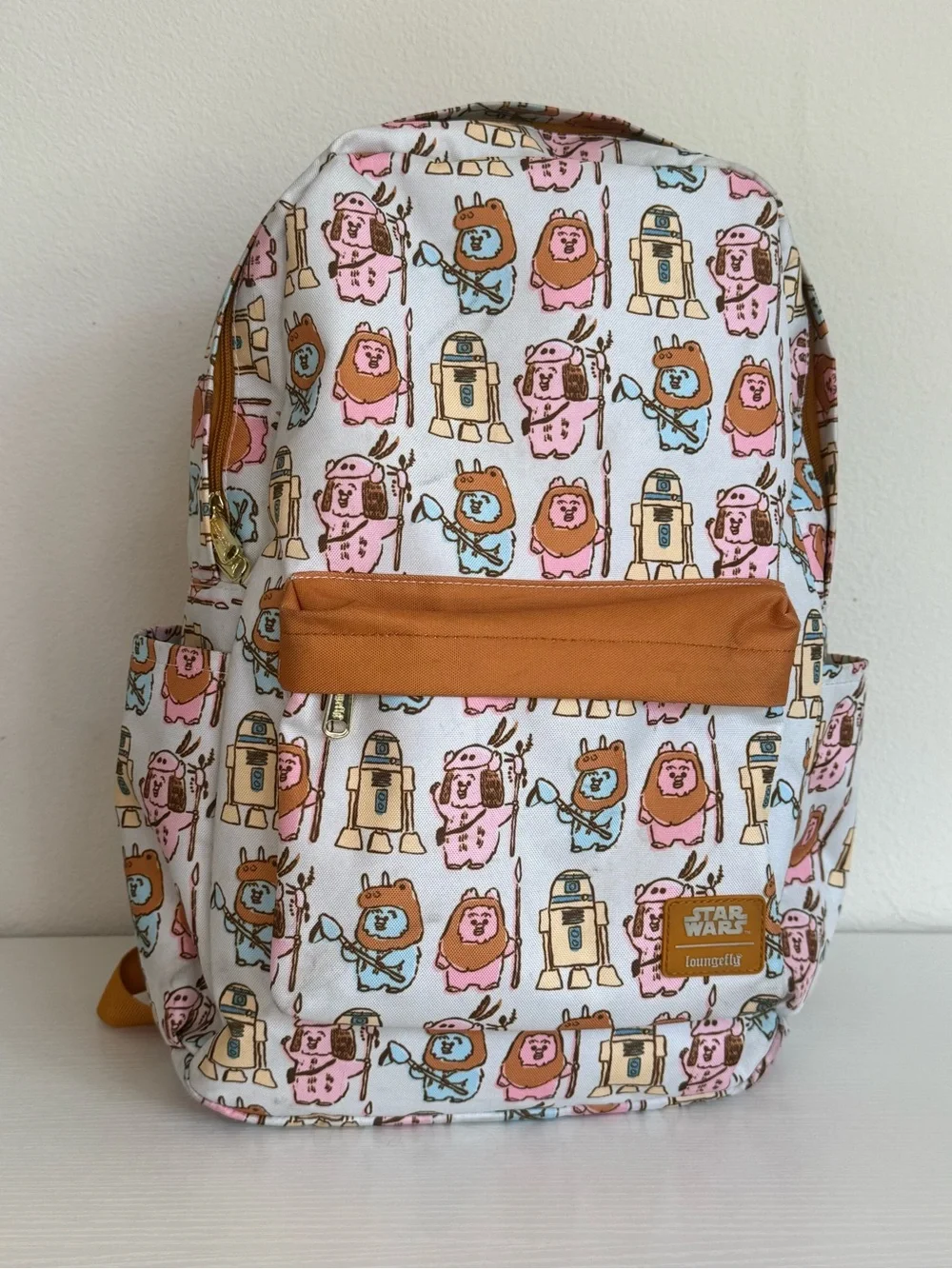 Loungefly Star Wars Pastel Ewok Nylon Backpack Rare Disney Back To School Grail